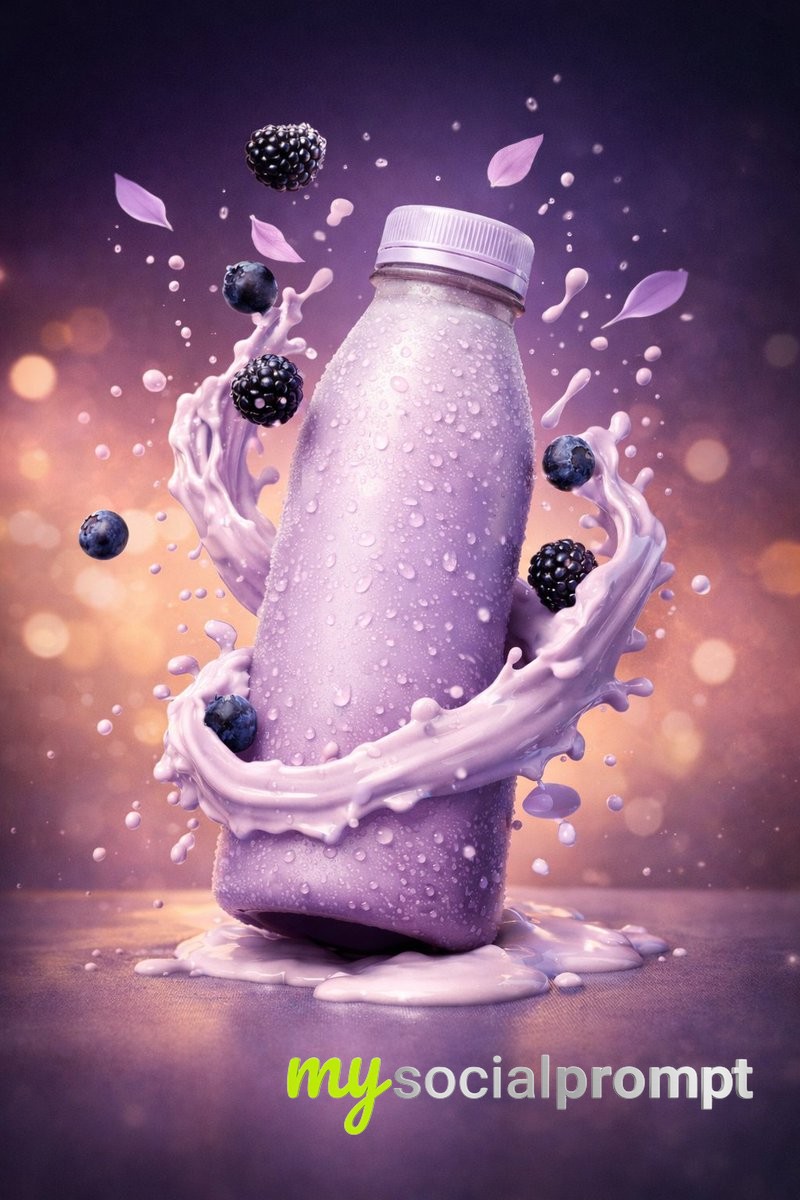 nanobanana prompt: Hyper-realistic Commercial Product Photography with Cinematic Splash Dynamics 3