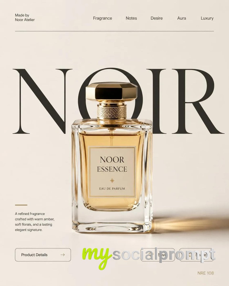 nanobanana prompt: Luxury Editorial Product Advertisement with Hyper-realistic Studio Lighting image 2