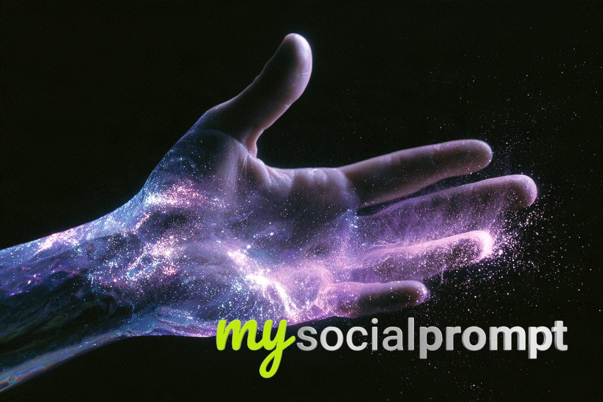 nanobanana prompt: Quantum Holographic Disintegration in Cinematic Lighting