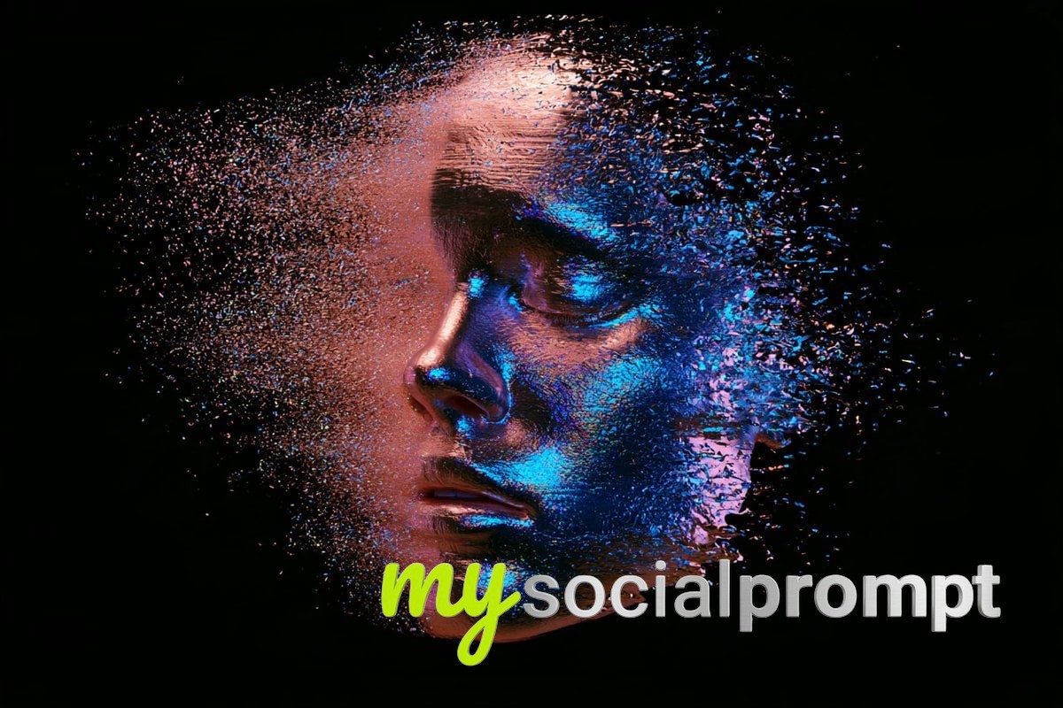 nanobanana prompt: Quantum Holographic Disintegration in Cinematic Lighting image 4