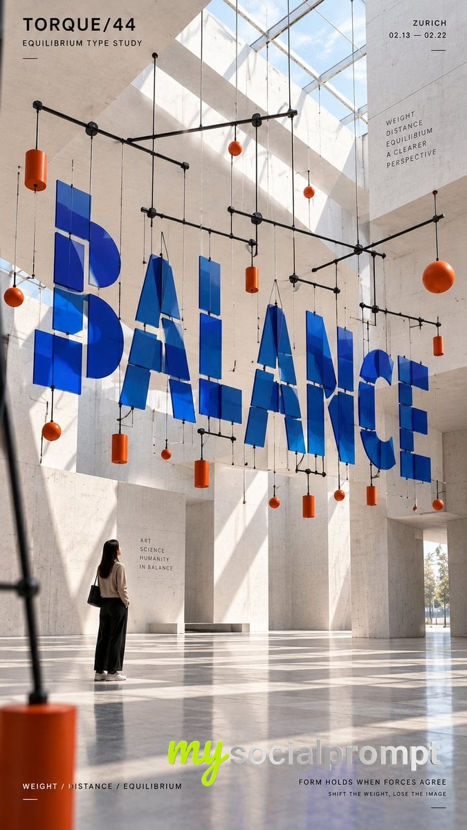 nanobanana prompt: Create a 9:16 vertical poster in a clean contemporary mus image 4