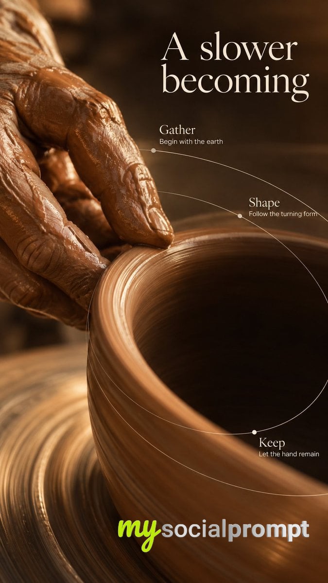 Amber Macro Serenity: Minimalist Ivory Serif Poster with Hairline Orbit Circles image 2