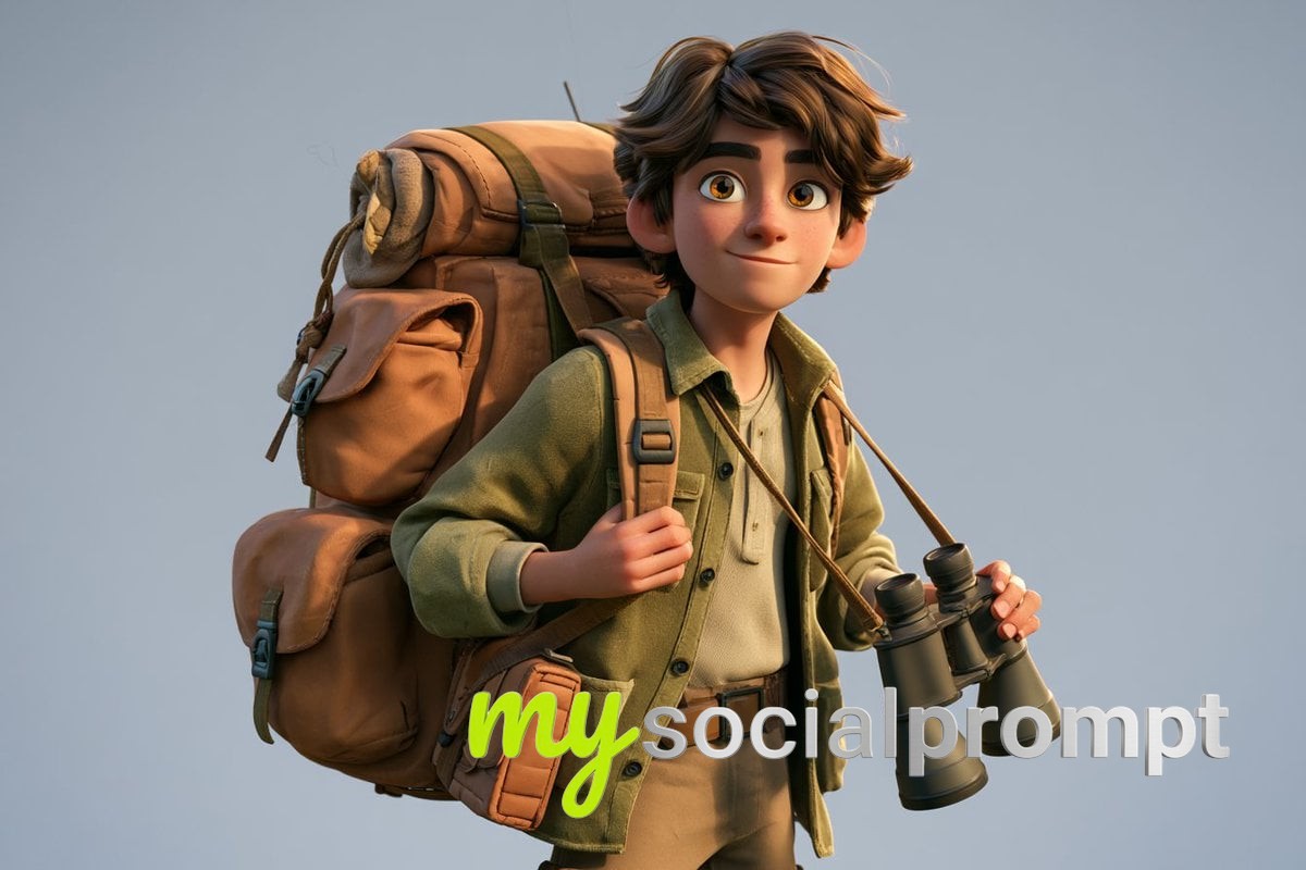 Stylized Animated Character: A Study in Soft Cinematic 3D Rendering image 3