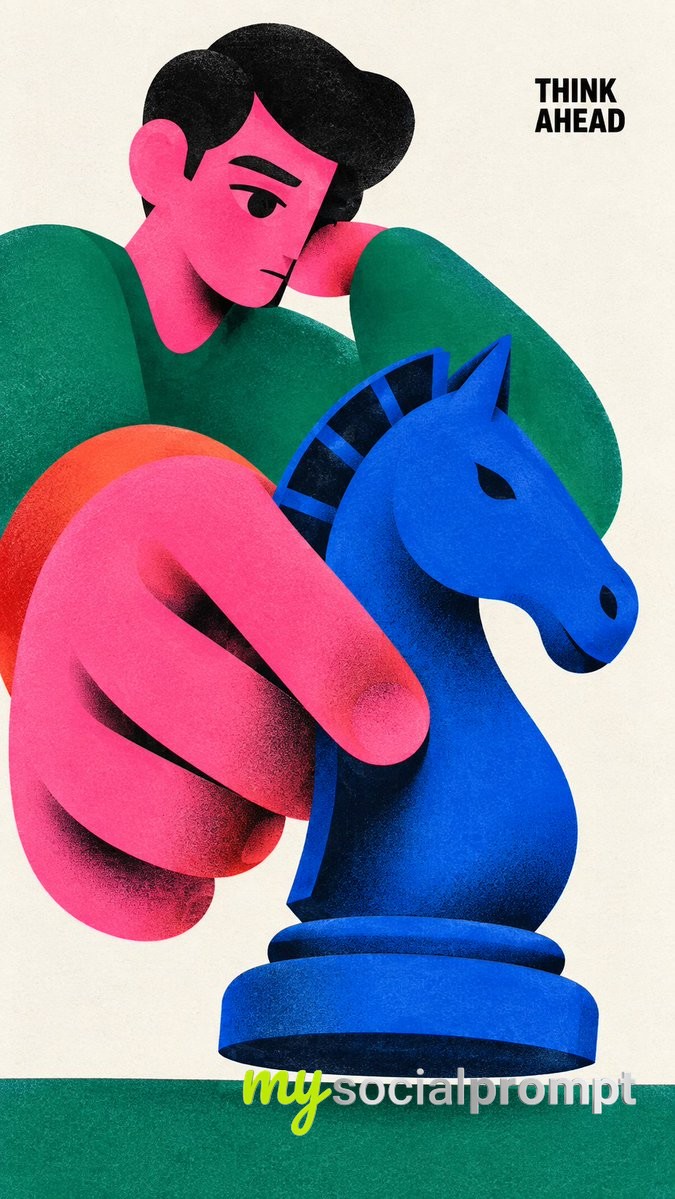 Minimalist Geometric Editorial Poster: Gardener with Oversized Shears in Emerald Topiary