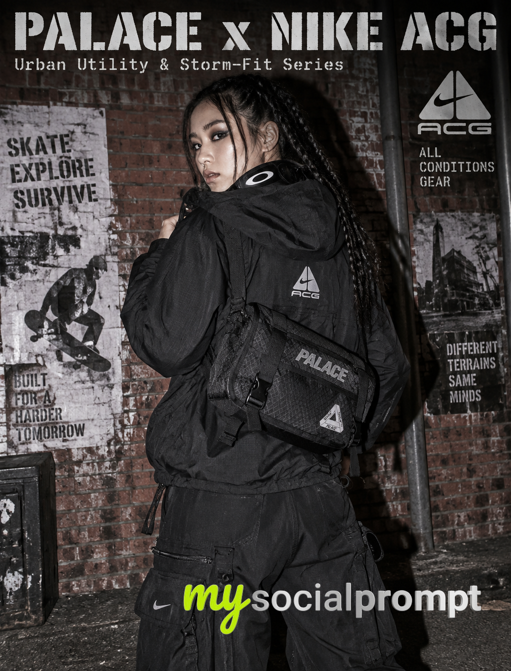 Industrial Urban Editorial: Nike ACG and Palace Skate Utility Styling