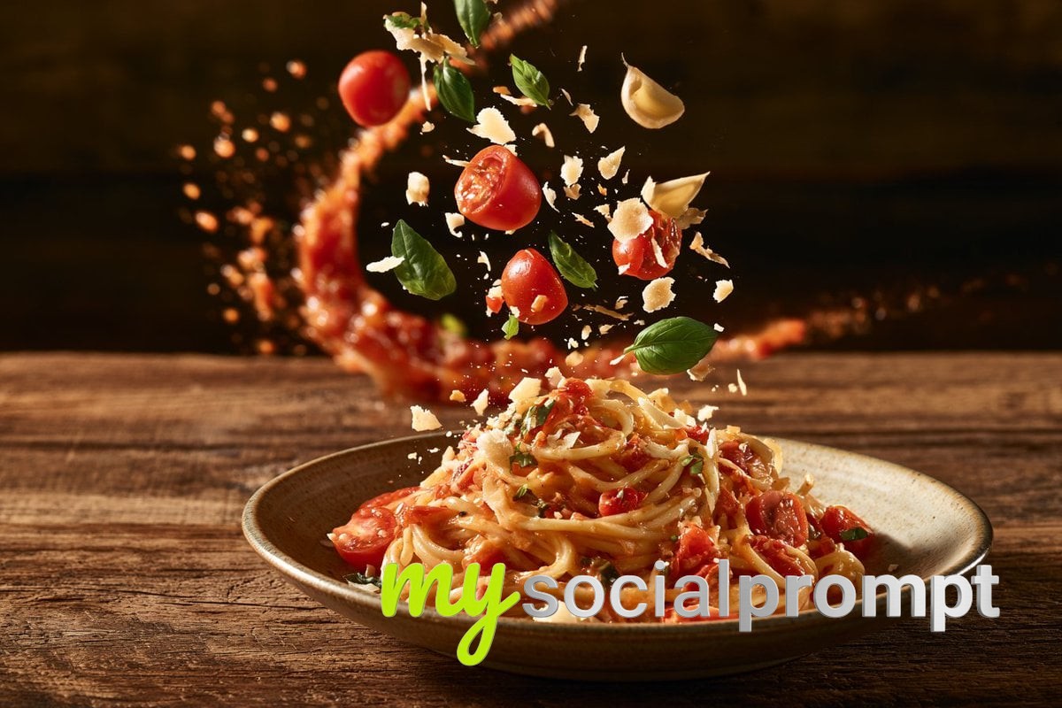 High-Speed Culinary Photography: Floating Ingredients and Dynamic Sauce Arc image 3