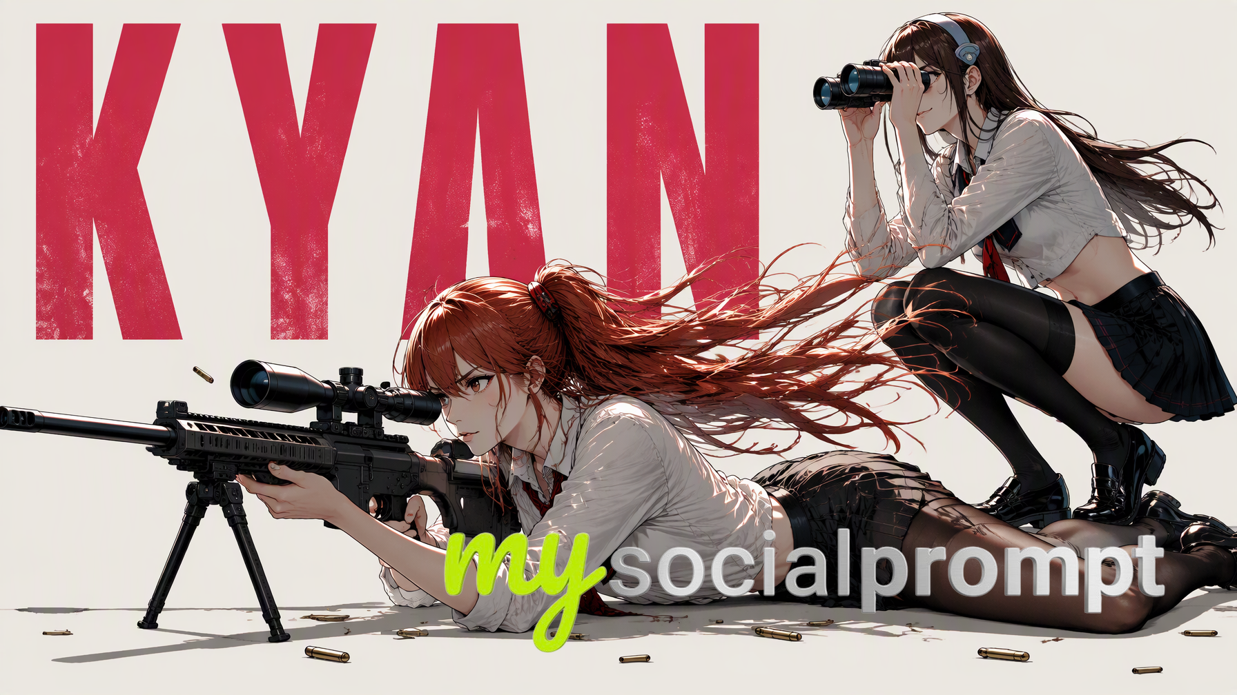 Editorial Illustration of Two Mature Women in Korean Manhwa Style with High-Fashion Flair