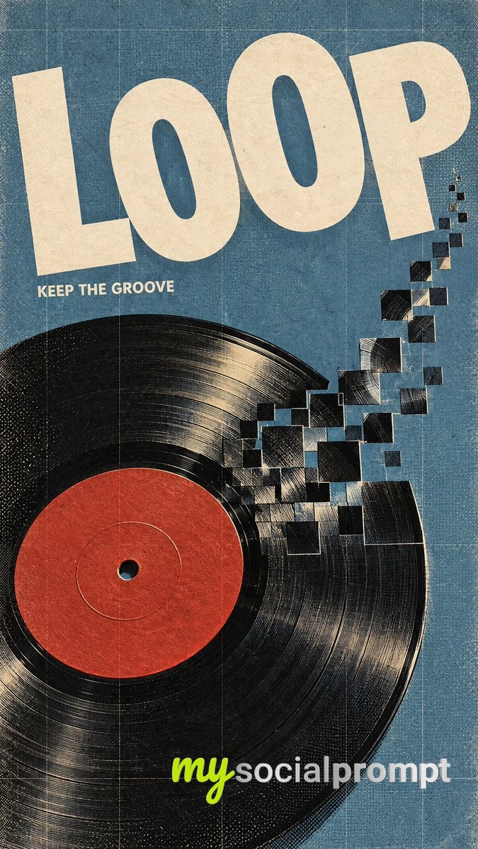 Cut-Paper Editorial Poster with Pixel-Tiled Fragmentation and Analog Texture