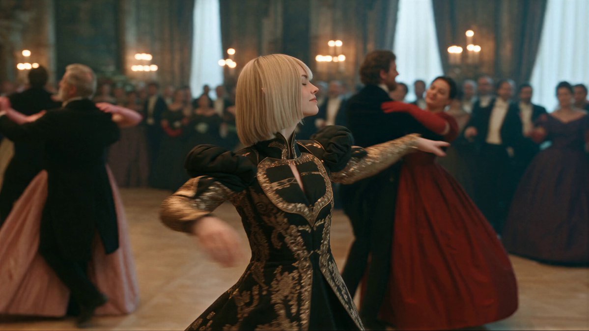 Cinematic Fantasy Portrait: Elf Woman & Baby Dragon in Victorian Ballroom