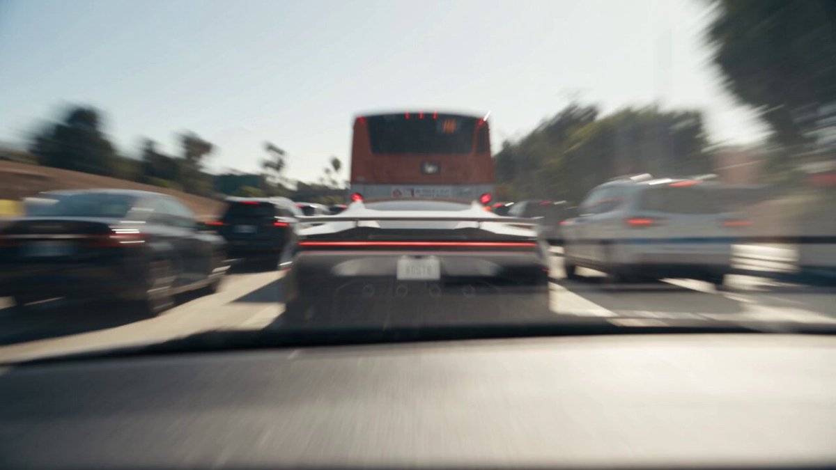 Found-Footage Chaos: Flying Hypercar Rises Above Gridlocked Traffic
