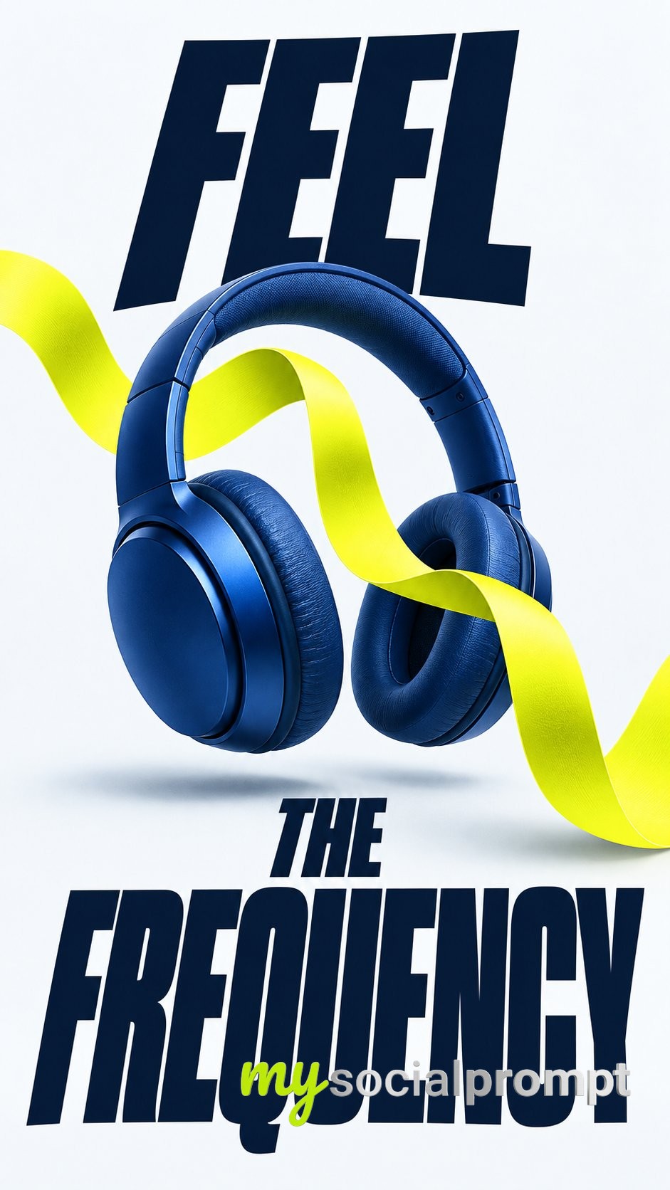 Electric Ribbon Advertising Poster Template — image 4