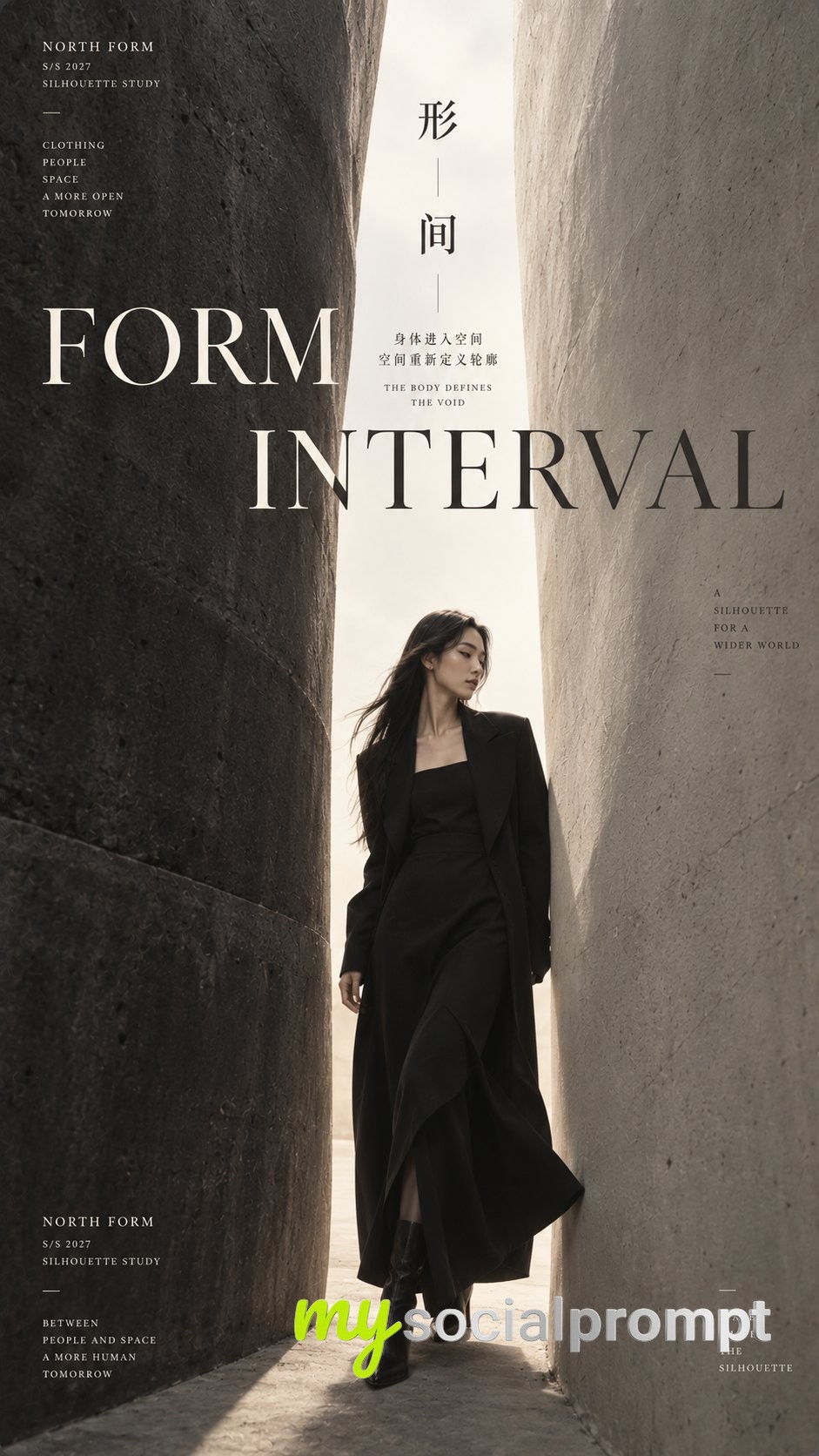 Four Editorial Posters With Interval Composition image 2